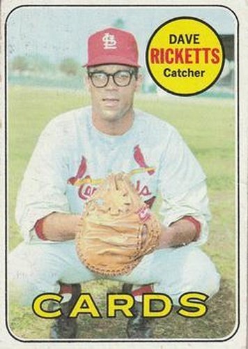 #232 Dave Ricketts - St. Louis Cardinals - 1969 Topps Baseball