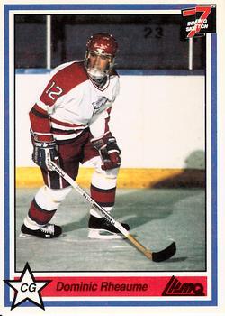 #232 Dominic Rheaume - Longueuil College Francais - 1990-91 7th Inning Sketch QMJHL Hockey