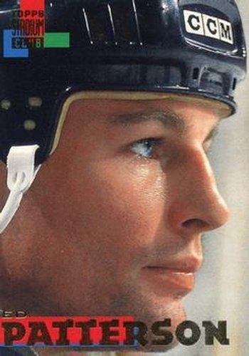 #232 Ed Patterson - Pittsburgh Penguins - 1994-95 Stadium Club Hockey