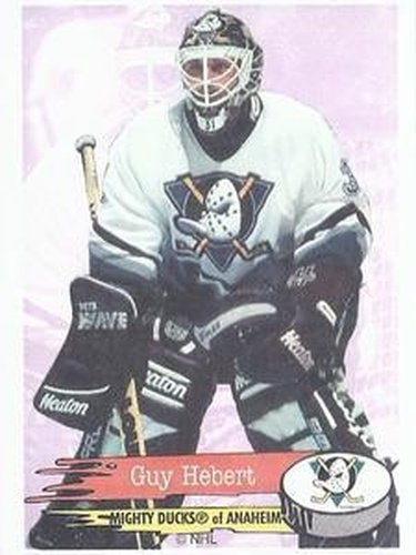 #232 Guy Hebert - Anaheim Mighty Ducks - 1995-96 Panini Hockey Stickers