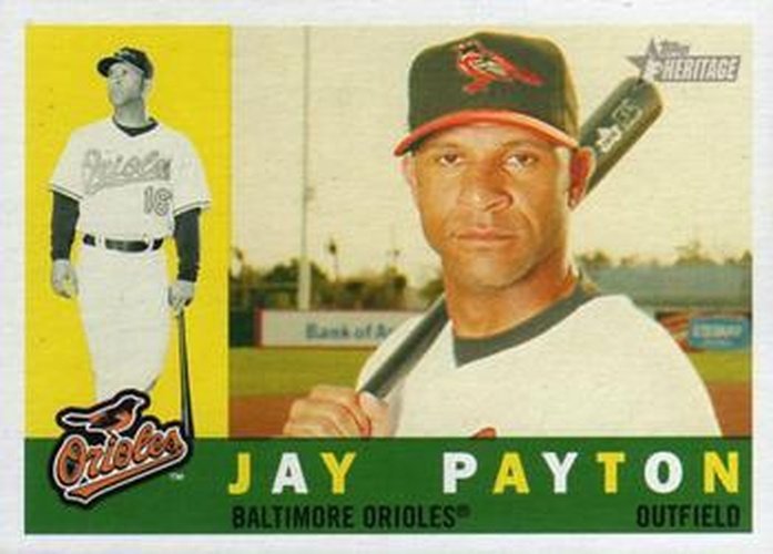 #232 Jay Payton - Baltimore Orioles - 2009 Topps Heritage Baseball