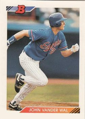 #232 John Vander Wal - Montreal Expos - 1992 Bowman Baseball