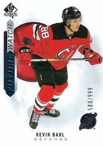 #232 Kevin Bahl - New Jersey Devils - 2020-21 SP Authentic Hockey