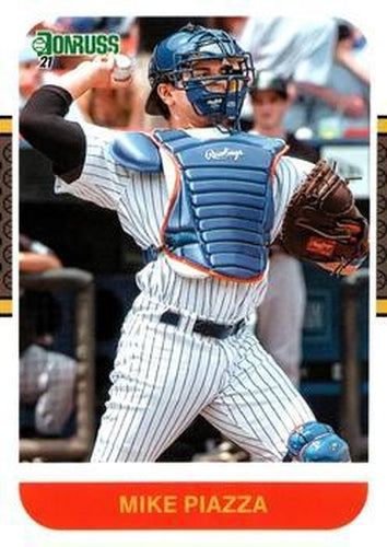 #232 Mike Piazza - New York Mets - 2021 Donruss Baseball