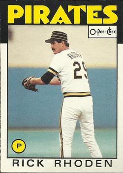 #232 Rick Rhoden - Pittsburgh Pirates - 1986 O-Pee-Chee Baseball