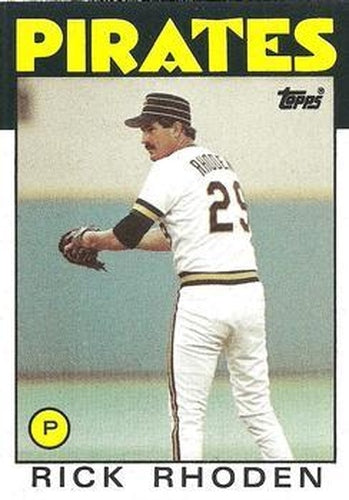 #232 Rick Rhoden - Pittsburgh Pirates - 1986 Topps Baseball