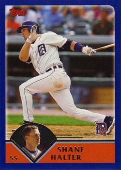 #232 Shane Halter - Detroit Tigers - 2003 Topps Baseball