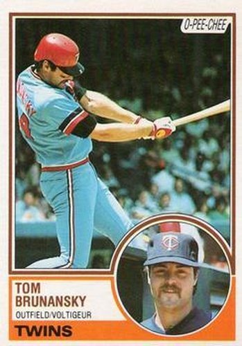 #232 Tom Brunansky - Minnesota Twins - 1983 O-Pee-Chee Baseball