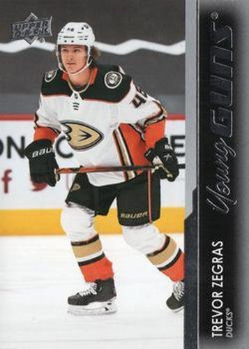 #232 Trevor Zegras - Anaheim Ducks - 2021-22 Upper Deck Hockey