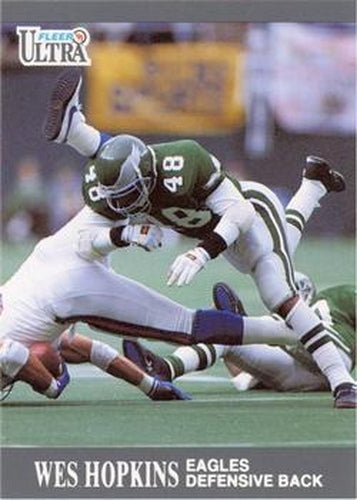 #232 Wes Hopkins - Philadelphia Eagles - 1991 Ultra Football