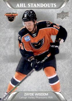 #232 Zayde Wisdom - Lehigh Valley Phantoms - 2020-21 Upper Deck AHL Hockey