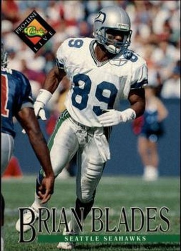#232 Brian Blades - Seattle Seahawks - 1994 Pro Line Live Football