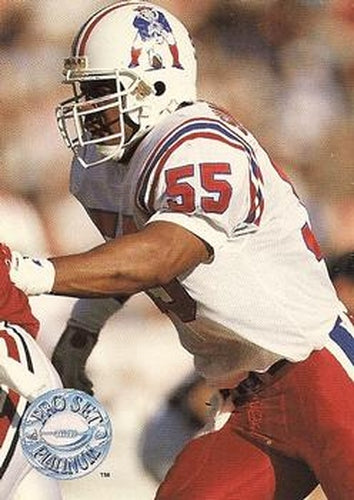 #232 Chris Singleton - New England Patriots - 1991 Pro Set Platinum Football