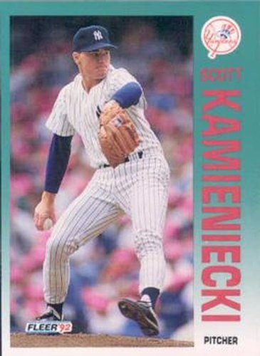 #232 Scott Kamieniecki - New York Yankees - 1992 Fleer Baseball