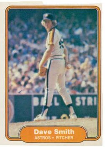 #232 Dave Smith - Houston Astros - 1982 Fleer Baseball