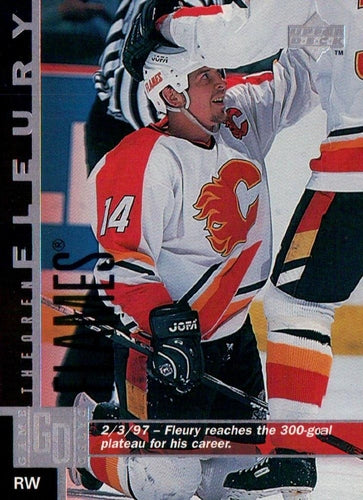 #232 Theoren Fleury - Calgary Flames - 1997-98 Upper Deck Hockey