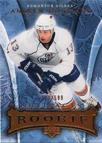 #232 Andrew Cogliano - Edmonton Oilers - 2007-08 Upper Deck Artifacts Hockey
