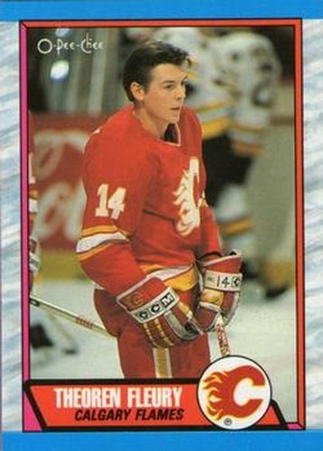 #232 Theoren Fleury - Calgary Flames - 1989-90 O-Pee-Chee Hockey