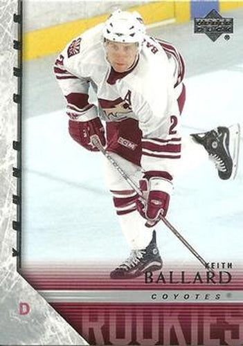 #232 Keith Ballard - Phoenix Coyotes - 2005-06 Upper Deck Hockey