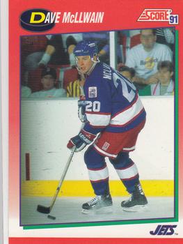 #233 Dave McLlwain - Winnipeg Jets - 1991-92 Score Canadian Hockey