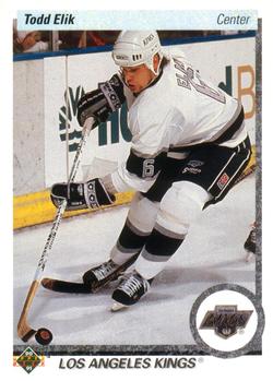 #233 Todd Elik - Los Angeles Kings - 1990-91 Upper Deck Hockey