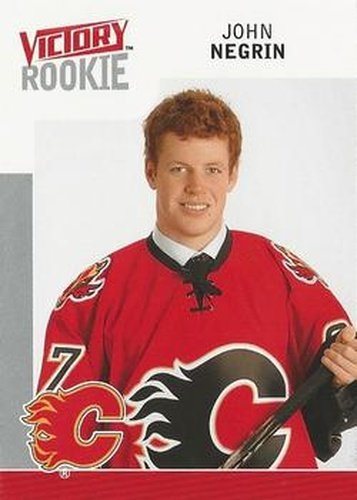 #233 John Negrin - Calgary Flames - 2009-10 Upper Deck Victory Hockey