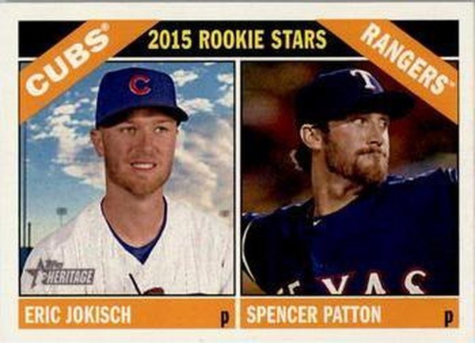 #233 Spencer Patton / Eric Jokisch - Texas Rangers / Chicago Cubs - 2015 Topps Heritage Baseball