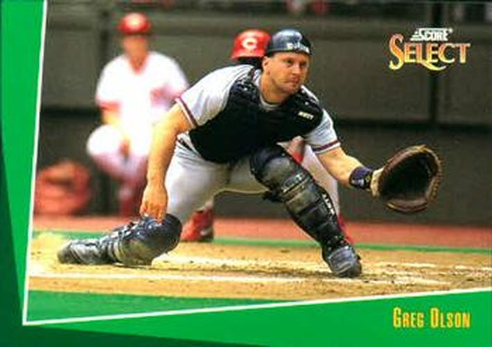 #233 Greg Olson - Atlanta Braves - 1993 Select Baseball