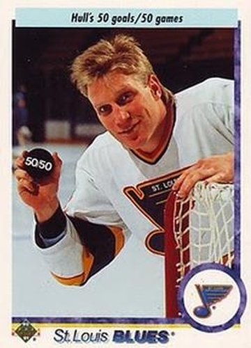 #233 Brett Hull - St. Louis Blues - 1995-96 Upper Deck Hockey