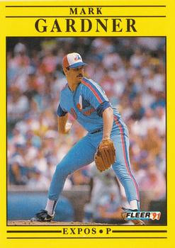 #233 Mark Gardner - Montreal Expos - 1991 Fleer Baseball