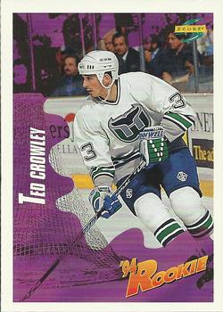 #233 Ted Crowley - Hartford Whalers - 1994-95 Score Hockey