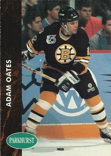 #233 Adam Oates - Boston Bruins - 1991-92 Parkhurst Hockey