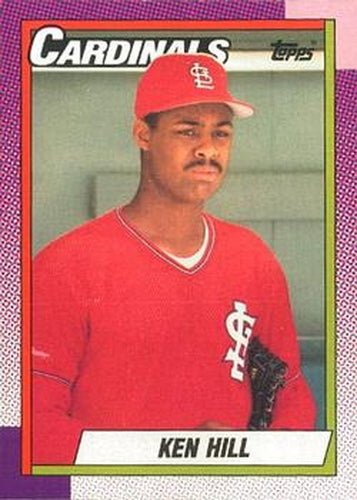 #233 Ken Hill - St. Louis Cardinals - 1990 O-Pee-Chee Baseball