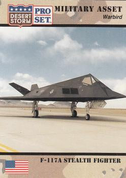 #233 F-117A Stealth Fighter - 1991 Pro Set Desert Storm