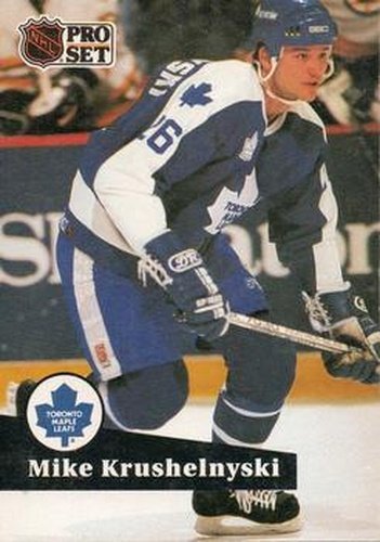 #233 Mike Krushelnyski - 1991-92 Pro Set Hockey