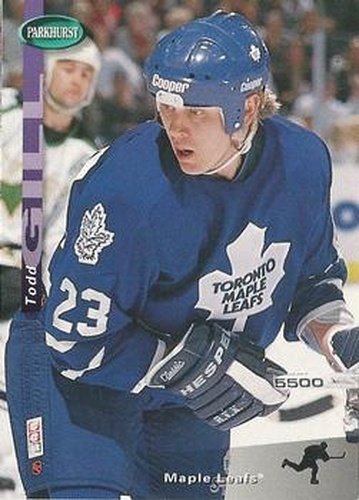 #233 Todd Gill - Toronto Maple Leafs - 1994-95 Parkhurst Hockey