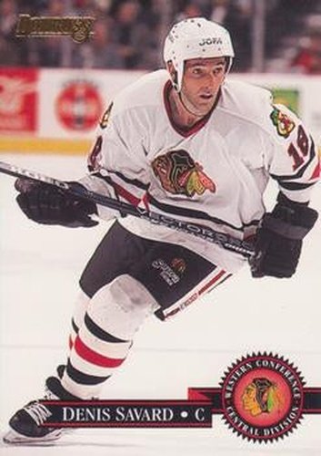#233 Denis Savard - Chicago Blackhawks - 1995-96 Donruss Hockey