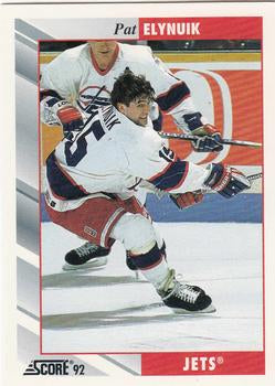 #233 Pat Elynuik - Winnipeg Jets - 1992-93 Score USA Hockey