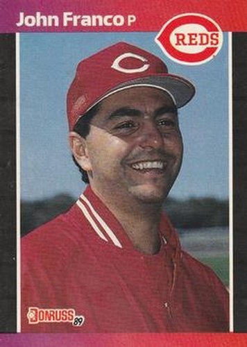#233 John Franco - Cincinnati Reds - 1989 Donruss Baseball