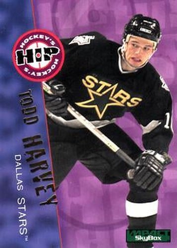 #233 Todd Harvey - Dallas Stars - 1995-96 SkyBox Impact Hockey