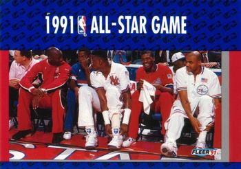 #233 1991 All-Star Game - Chicago Bulls / Detroit Pistons / New York Knicks / Washington Bullets / Philadelphia 76ers - 1991-92 Fleer Basketball