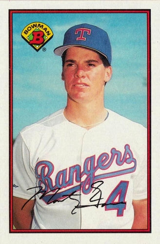#233 Monty Fariss - Texas Rangers - 1989 Bowman Baseball