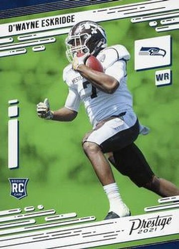 #233 D'Wayne Eskridge - Seattle Seahawks - 2021 Panini Prestige Football
