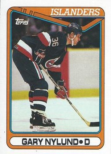 #233 Gary Nylund - New York Islanders - 1990-91 Topps Hockey