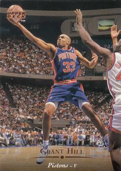 #233 Grant Hill - Detroit Pistons - 1995-96 Upper Deck Basketball
