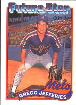 #233 Gregg Jefferies - New York Mets - 1989 O-Pee-Chee Baseball
