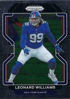#233 Leonard Williams - New York Giants - 2021 Panini Prizm Football