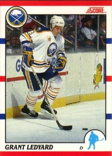 #233 Grant Ledyard - Buffalo Sabres - 1990-91 Score Canadian Hockey