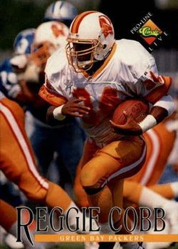 #233 Reggie Cobb - Green Bay Packers - 1994 Pro Line Live Football