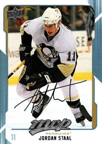 #233 Jordan Staal - Pittsburgh Penguins - 2008-09 Upper Deck MVP Hockey
